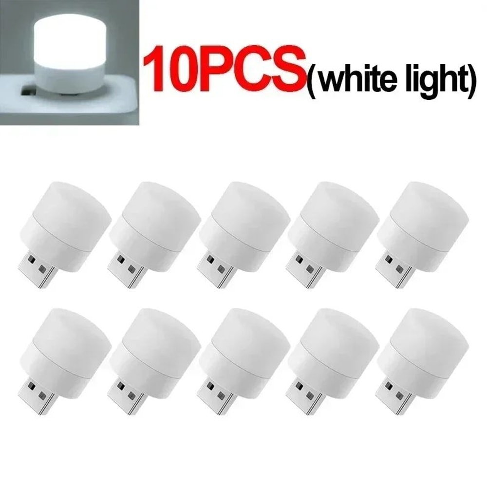 Mini USB LED Night Light Plug In Reading Lamp 12