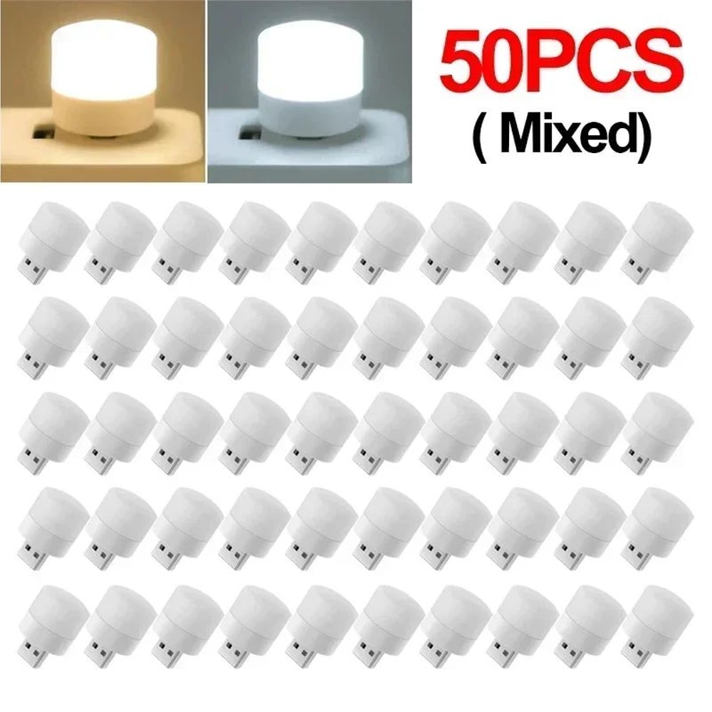 Mini USB LED Night Light Plug In Reading Lamp 20