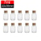 Mini Glass Vials With Cork Stoppers Set 8