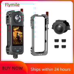 flymile metal protective cage for insta360 x5