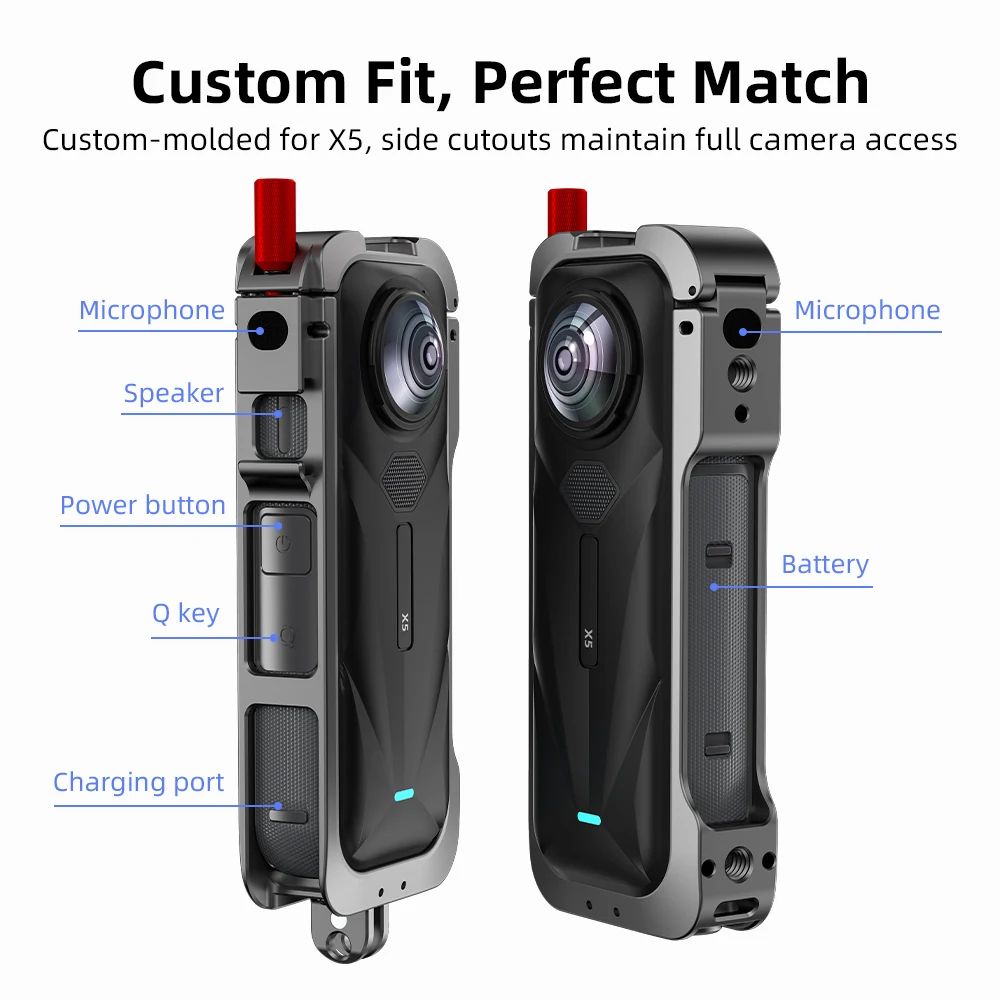 Flymile Metal Protective Cage For Insta360 X5 5