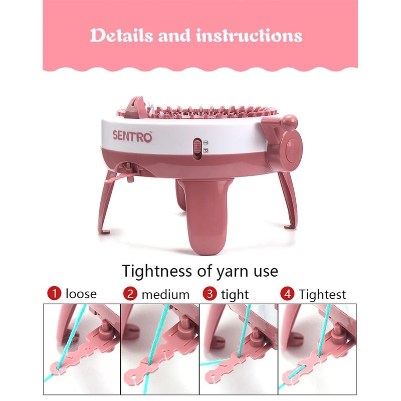 40Needle Hand Knitting Machine DIY Knitting Loom 7