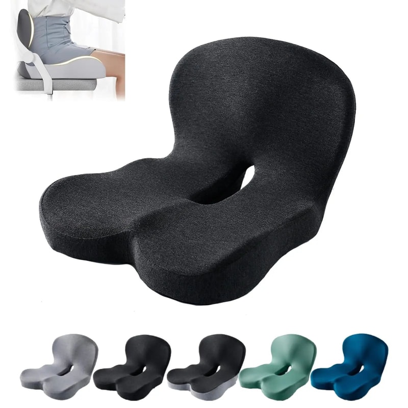 Ergonomic Seat Cushion With Backrest For Office Comfort 6