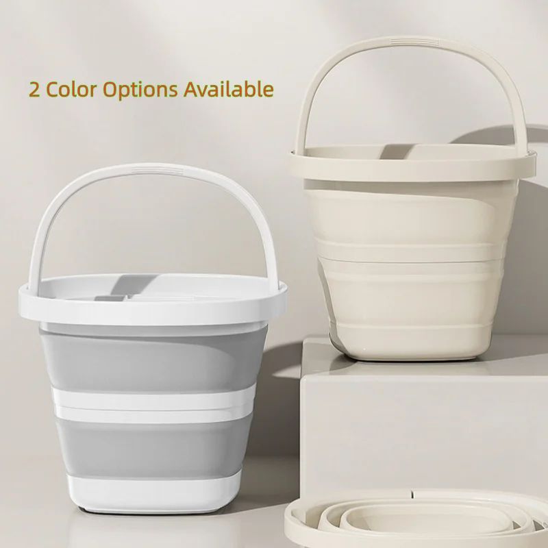 Collapsible UltraFlat Car Wash Bucket 10L5L 1
