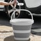 Collapsible UltraFlat Car Wash Bucket 10L5L 6