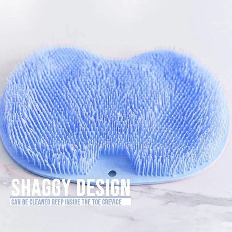Silicone WallMounted Shower Scrubber Massage Pad 7
