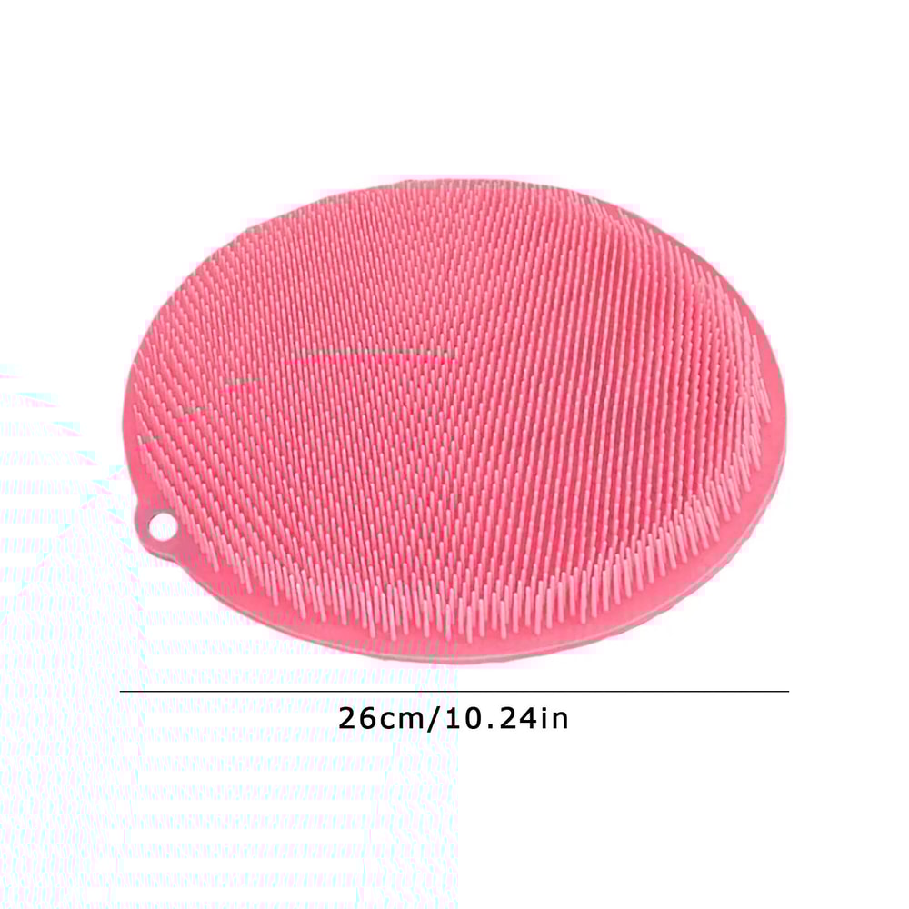 Silicone WallMounted Shower Scrubber Massage Pad 10