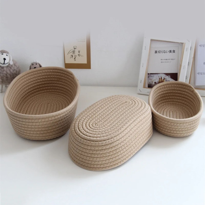 Woven Multifunctional Storage Basket Organizer 2