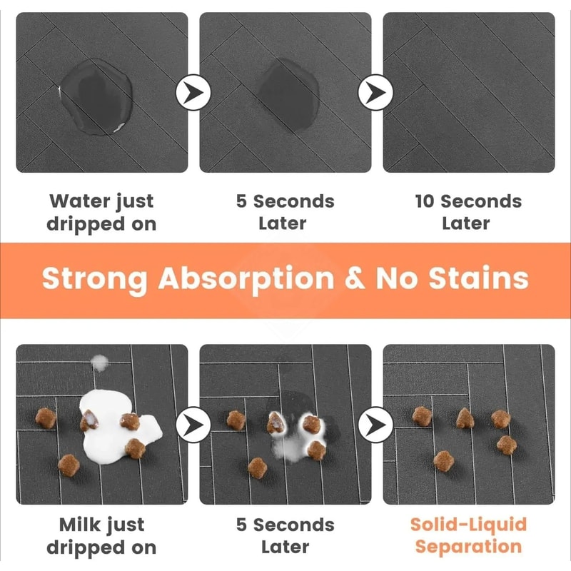 Waterproof Absorbent Pet Feeding Mat For Dog And Cat 1