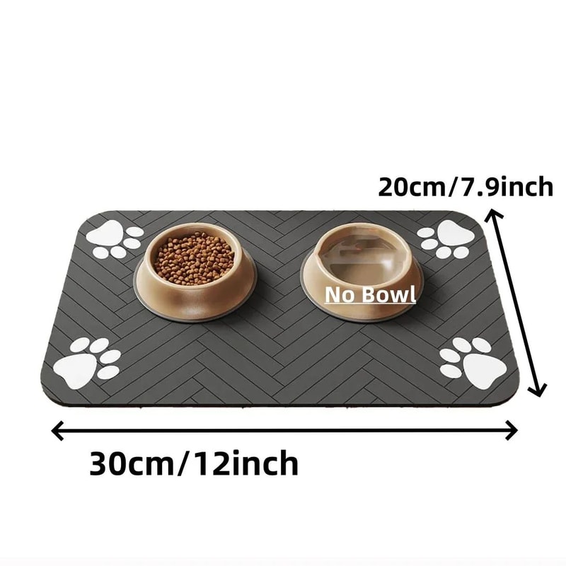 Waterproof Absorbent Pet Feeding Mat For Dog And Cat 10