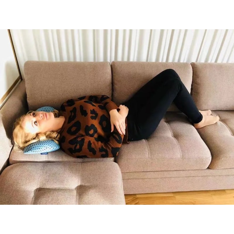 Ergonomic Memory Foam Lumbar Pillow With Removable Cover 15