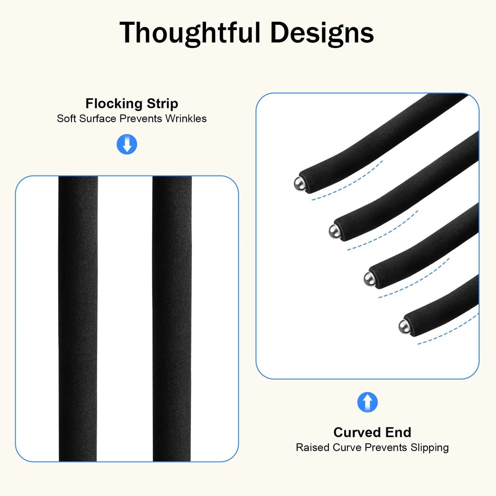 PullOut 9Arm Wardrobe Trousers Rack Closet Organizer 3