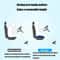 3D Ergonomic Memory Foam Seat Cushion With Washable Cover 8