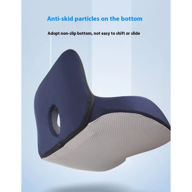 LShaped Memory Foam Office Seat Cushion With AntiSlip Support 5