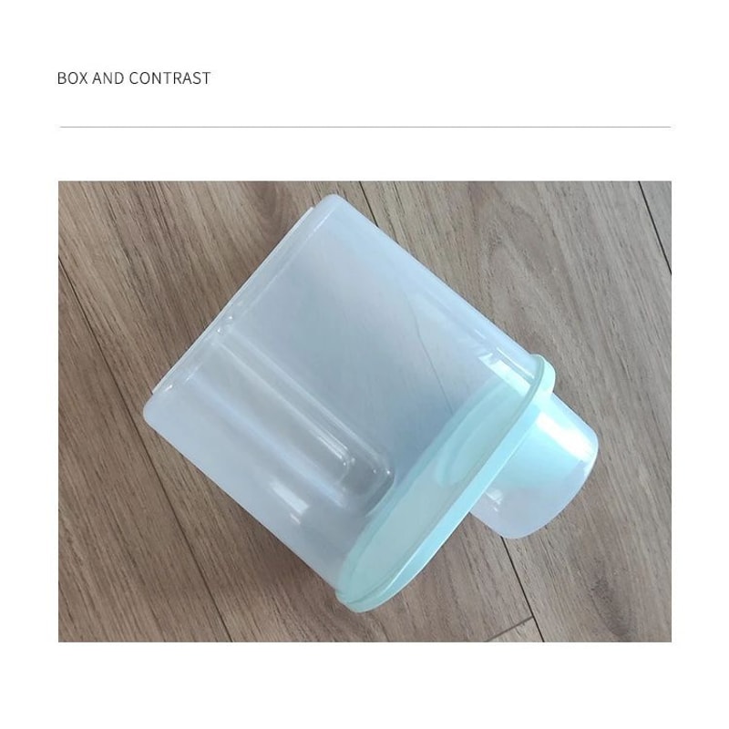 Household Kitchen Grain And Food Storage Box With Measuring Cup 7