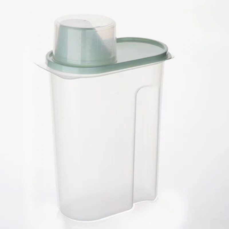 Household Kitchen Grain And Food Storage Box With Measuring Cup 9