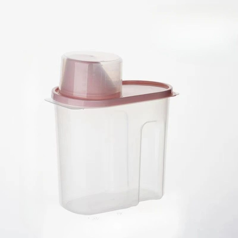 Household Kitchen Grain And Food Storage Box With Measuring Cup 13