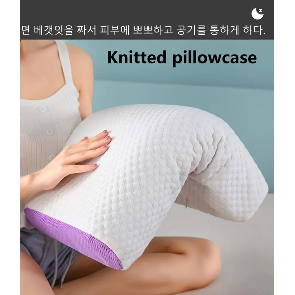 Breathable Air Layer TPE Memory Pillow With Washable Cover 13