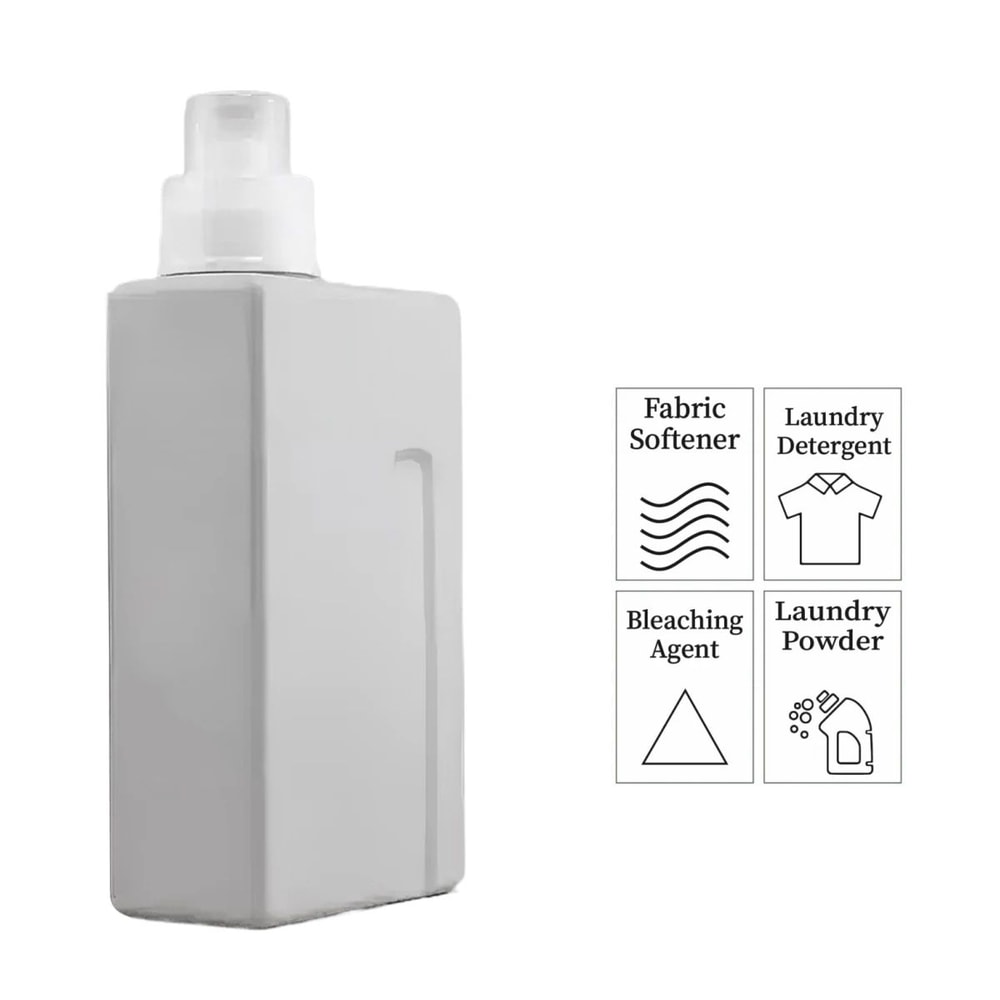 1000 Ml Refillable Laundry Detergent Dispenser Bottle 6