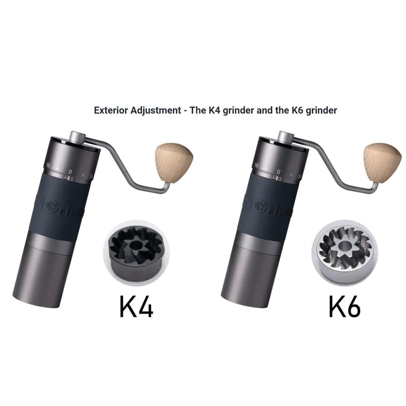 Kingrinder K4K6 Manual Coffee Grinder Portable Hand Mill 6