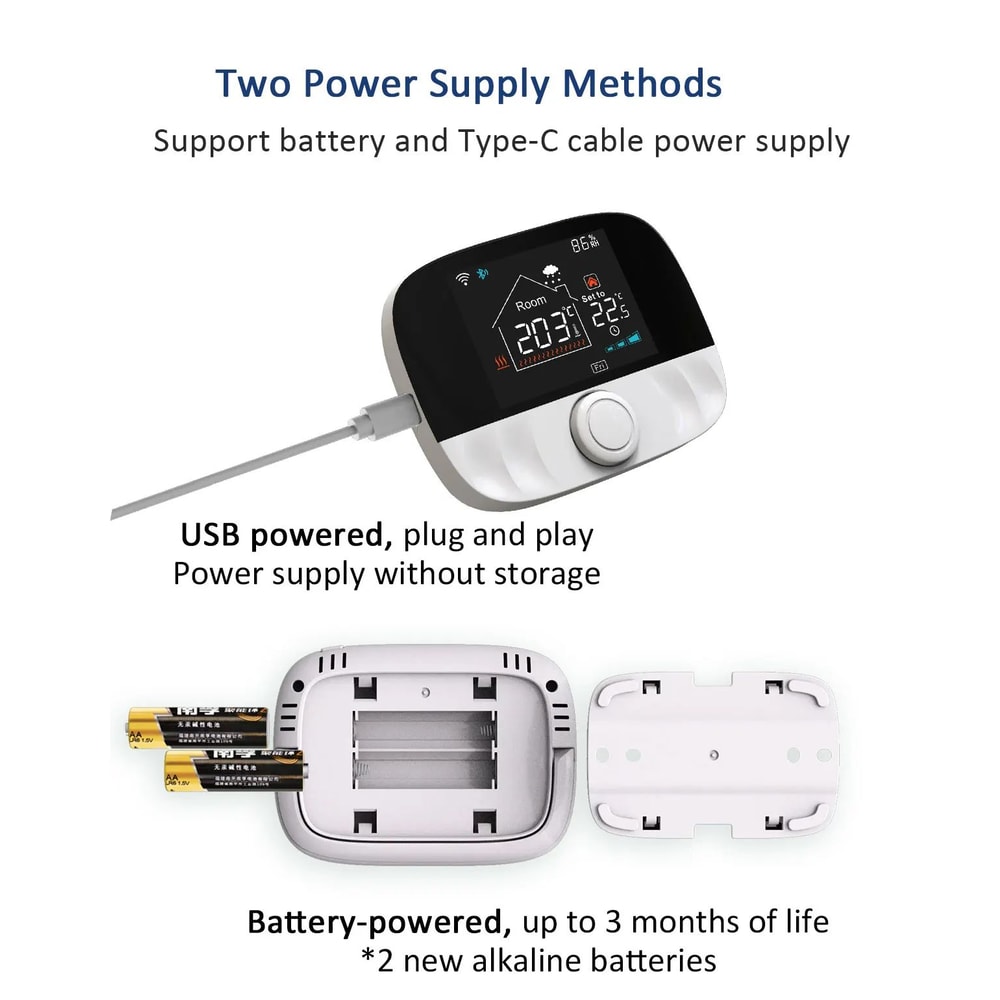 Tuya WiFi Smart Thermostat For Water And Gas Boilers 10