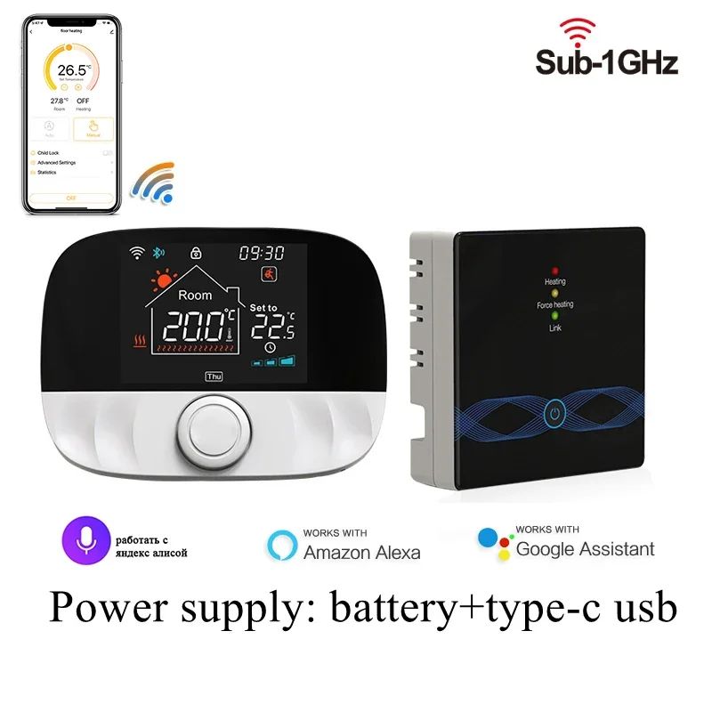 Tuya WiFi Smart Thermostat For Water And Gas Boilers 14
