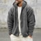 Mens DoubleSided Fleece Warm Hooded Jacket 2