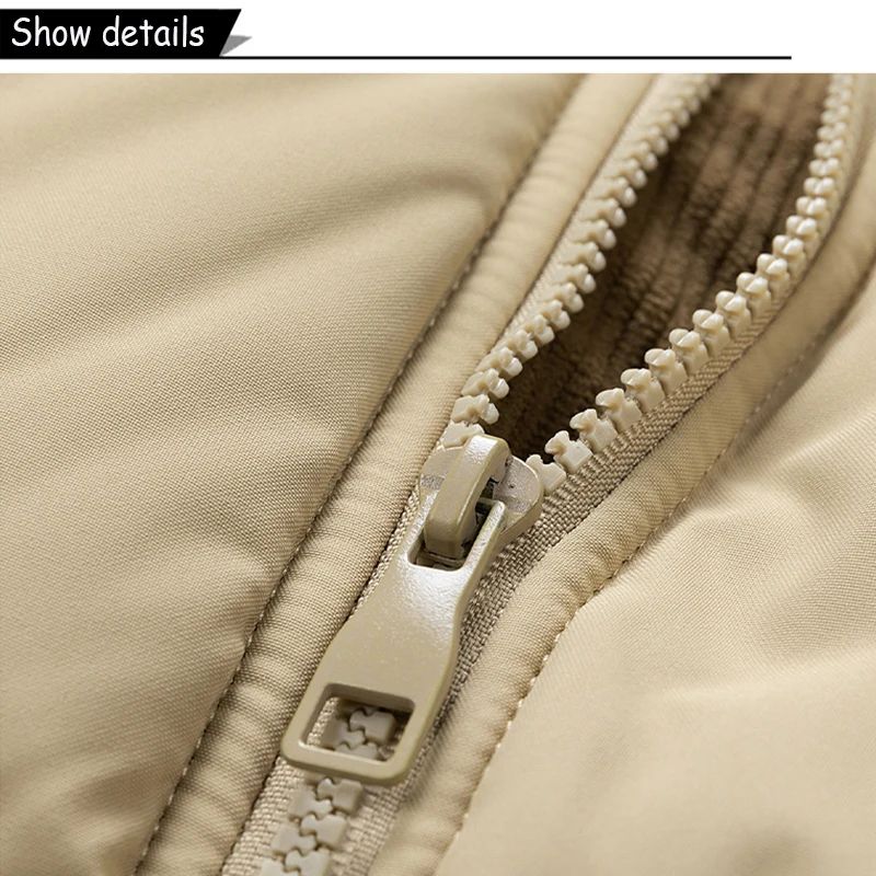 Mens Hooded Removable Hood Windbreaker Jacket 3