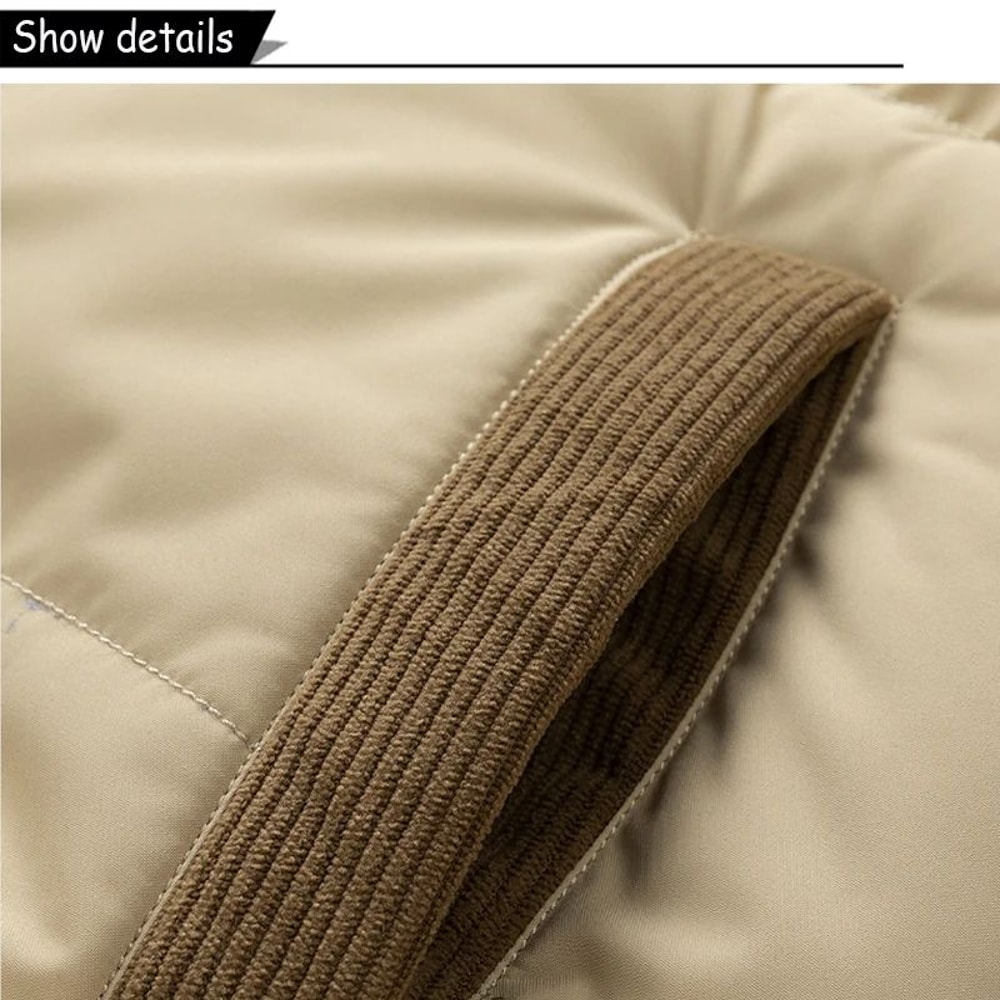 Mens Hooded Removable Hood Windbreaker Jacket 4