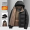 Graphene Warm Windproof Hooded Jacket For Men 12