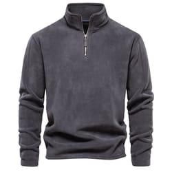 thick warm fleece jacket for men