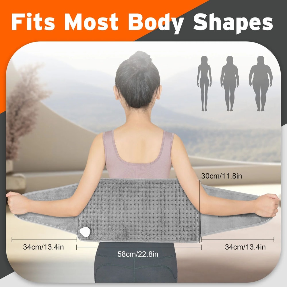 Electric Heated Back Support Belt With Adjustable Temperature 9
