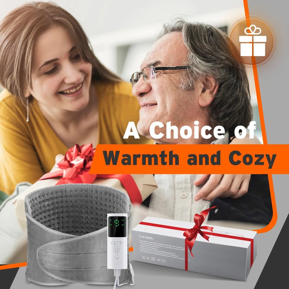 Electric Heated Back Support Belt With Adjustable Temperature 10