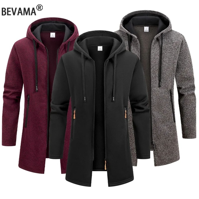 Mens Streetwear Oversized Zipper Hooded Sweatshirt Jacket 0