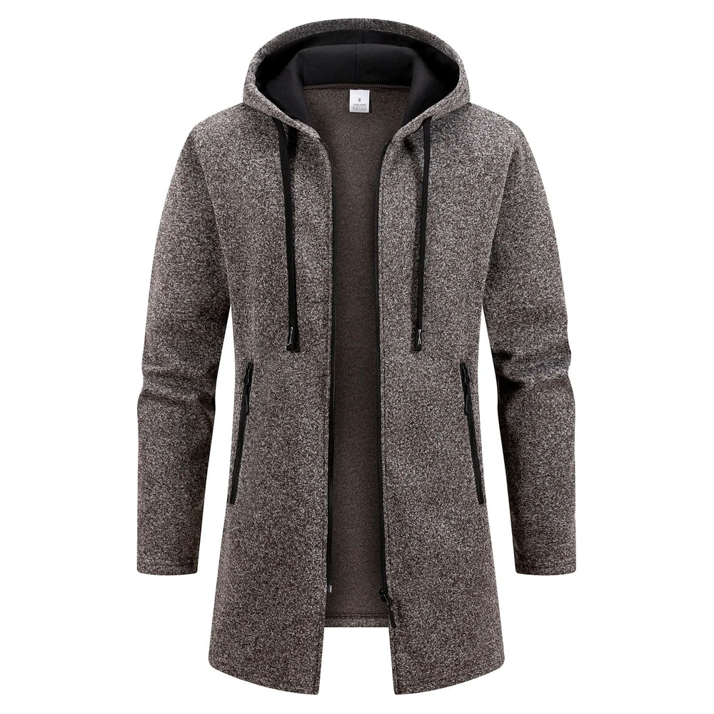 Mens Streetwear Oversized Zipper Hooded Sweatshirt Jacket 9