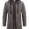 Mens Streetwear Oversized Zipper Hooded Sweatshirt Jacket 9