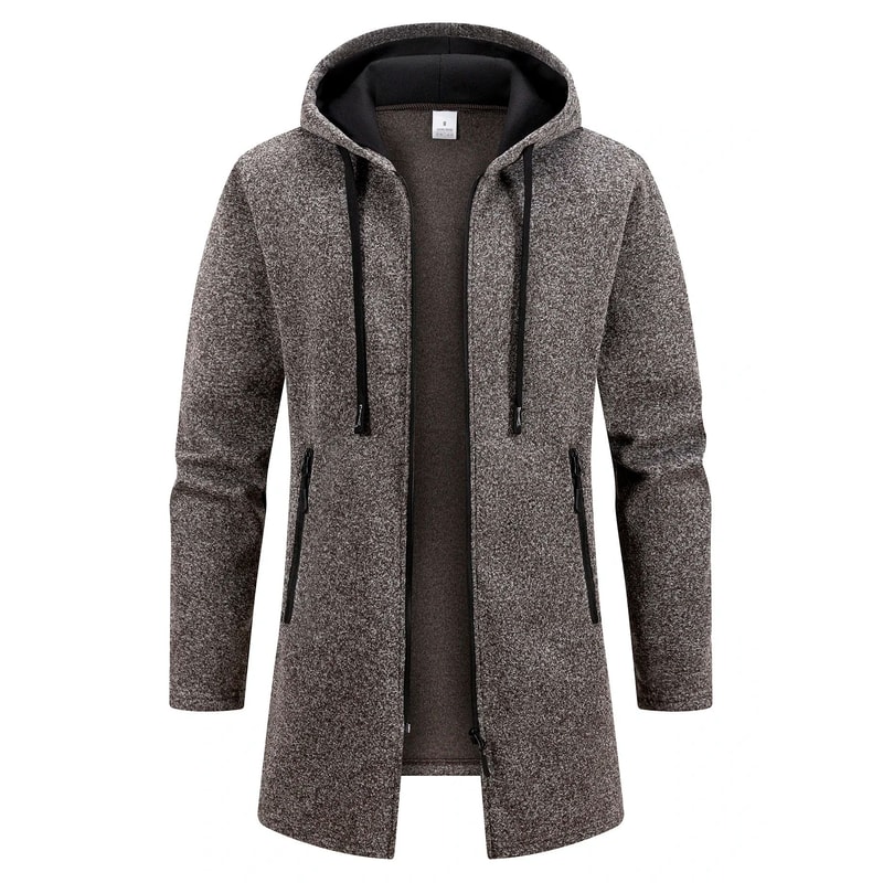 Mens Streetwear Oversized Zipper Hooded Sweatshirt Jacket 9