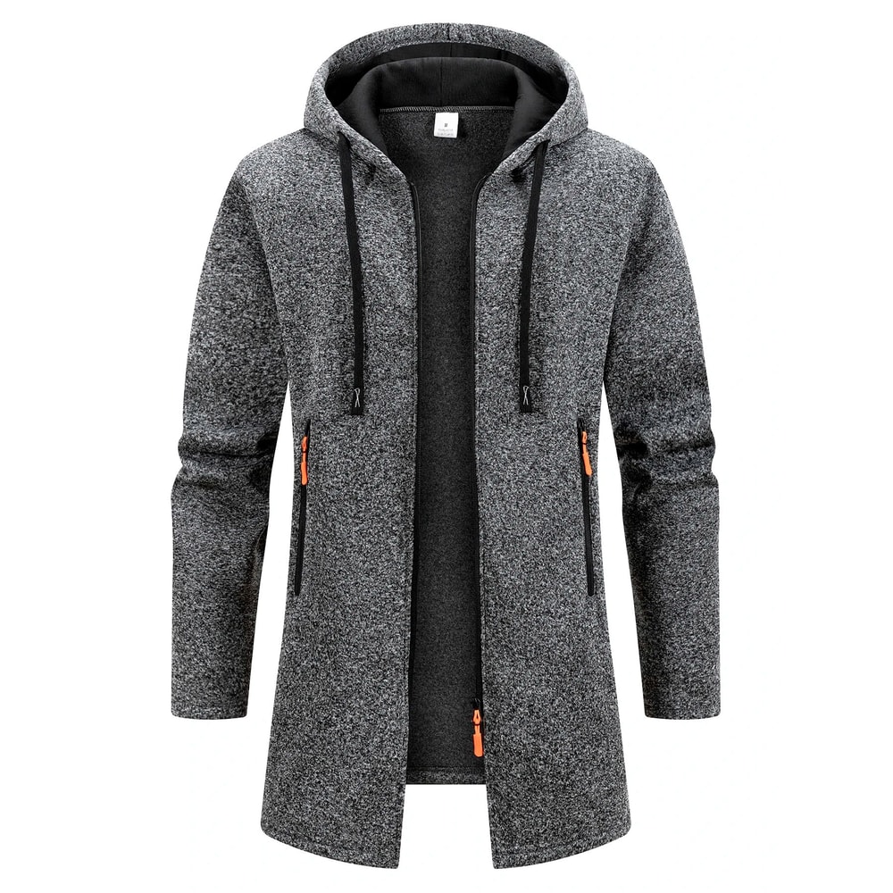 Mens Streetwear Oversized Zipper Hooded Sweatshirt Jacket 12