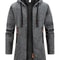 Mens Streetwear Oversized Zipper Hooded Sweatshirt Jacket 12
