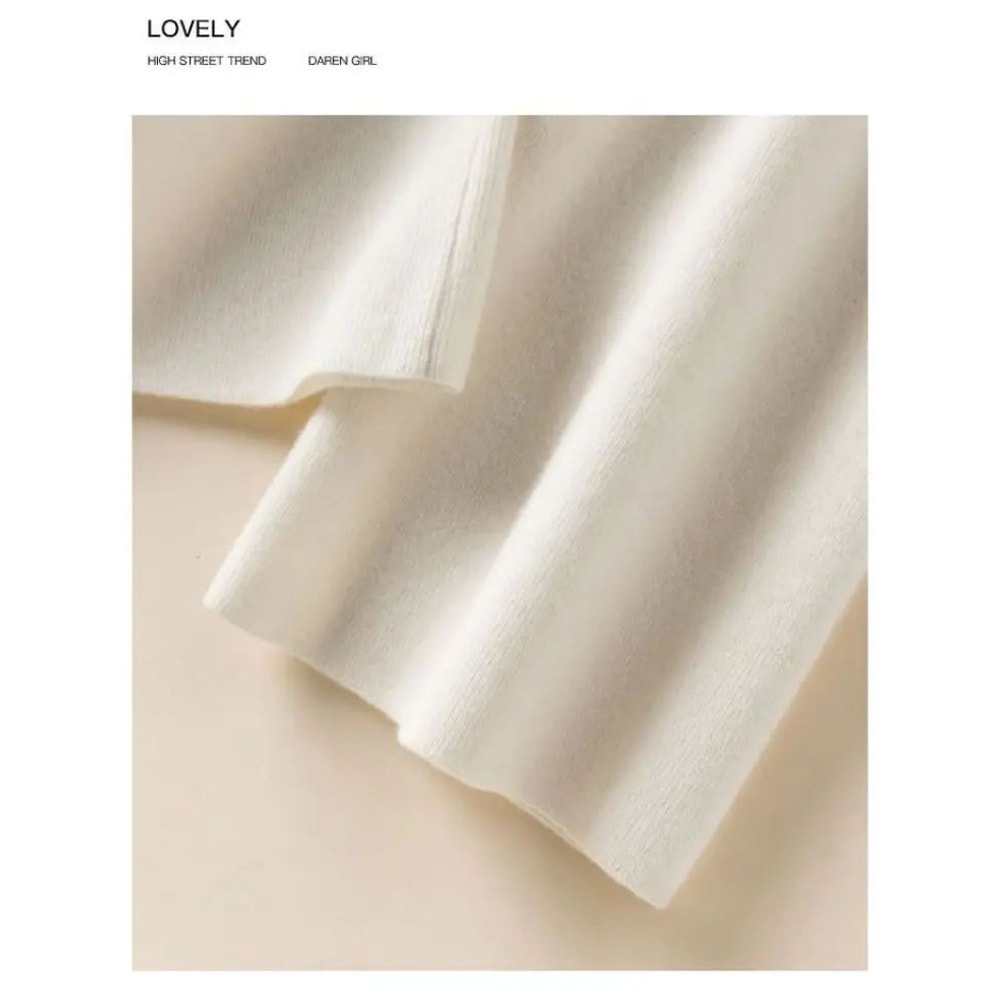 Thick High Waist Knitted Casual Pants For Women 6