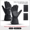 Electric Heated Motorcycle Winter Gloves Waterproof Rechargeable 9