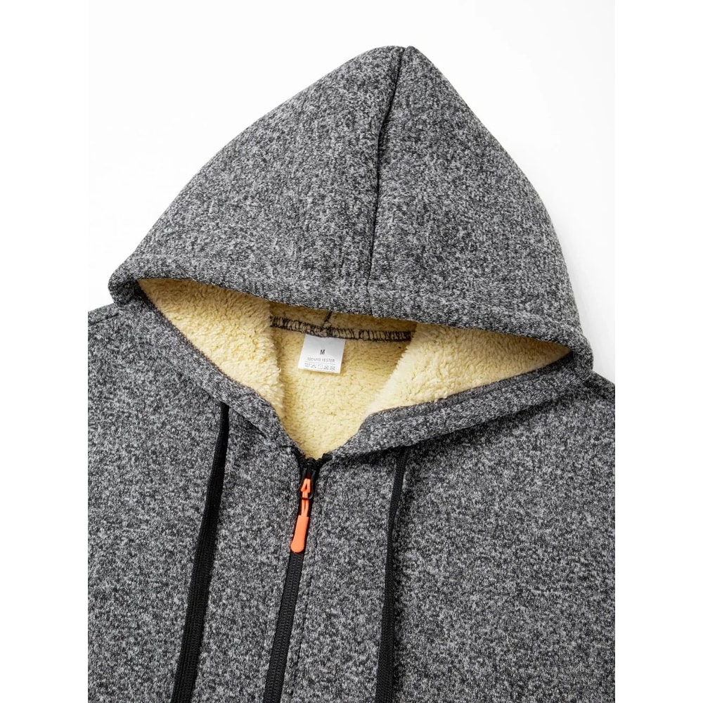 Mens Thickened Warm Winter Hoodie Jacket 3