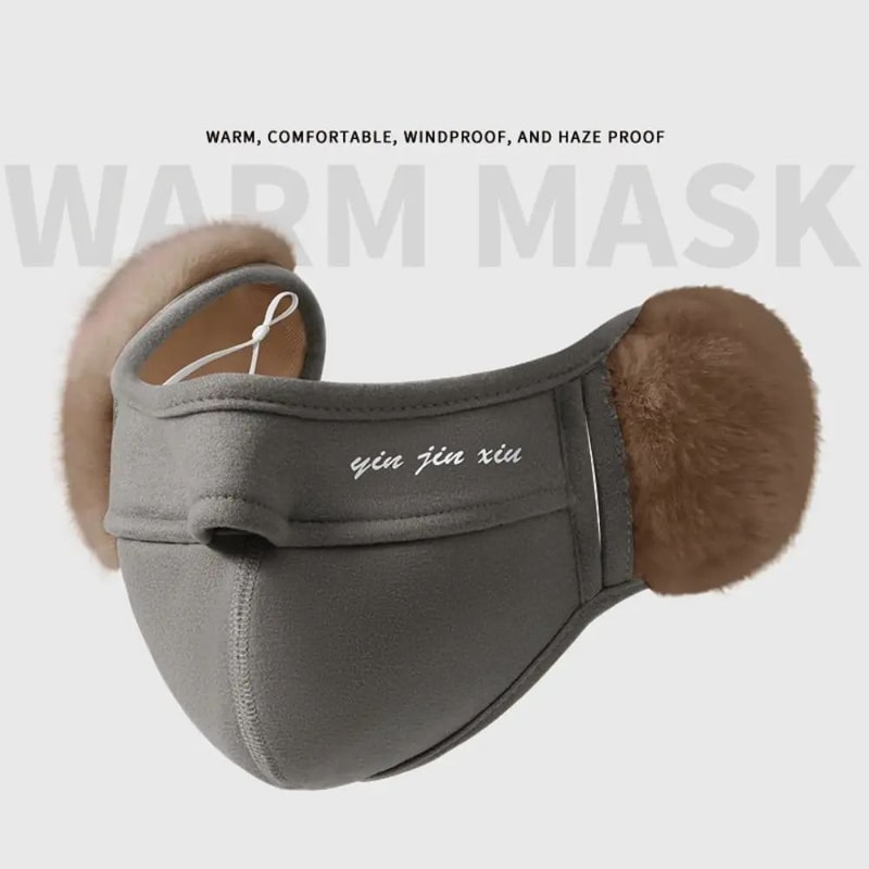 Winter Thermal Earmuffs Mask Windproof Dustproof Earflap 14