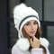 Womens FleeceLined Winter Fur Earflap Beanie Hat 0