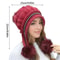 Womens FleeceLined Winter Fur Earflap Beanie Hat 1