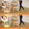 Square Chair Leg Floor Protectors Silicone Furniture Pads For Hardwood Floors 2