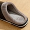 Mens Winter PU Leather Fur Lined Home Slippers 7