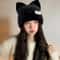Cute Cat Ear Knitted Winter Beanie 2