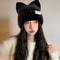 Cute Cat Ear Knitted Winter Beanie 2