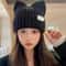 Cute Cat Ear Knitted Winter Beanie 3